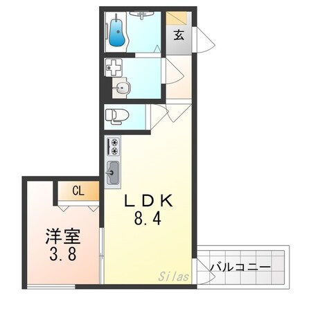 仮称）堺市東区南野田AP　B棟の物件間取画像